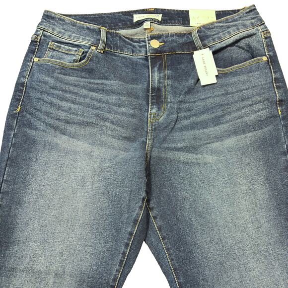 Lane Bryant Curvy Boot High Rise Women's 18 Short Blue Denim Jeans - Picture 7 of 15